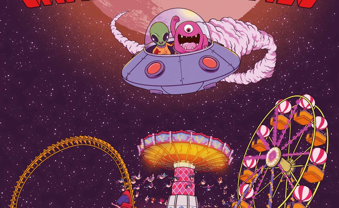 Offizielles Plakat der Cranger Kirmes 2026 – Die galaktische Cranger Kirmes