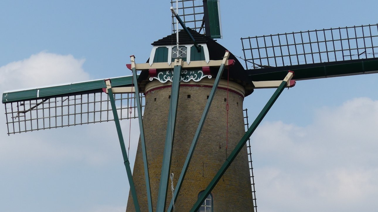 Kermis Ouddorp 2026 – Windmühle De Hoop als Wahrzeichen des Veranstaltungsortes
