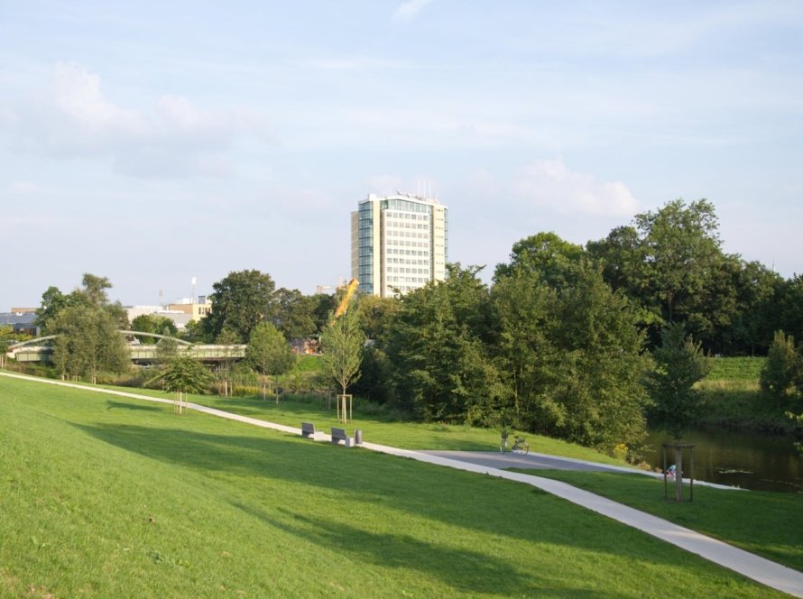 Lünsche Mess 2026 – Rathaus und Lippe in Lünen