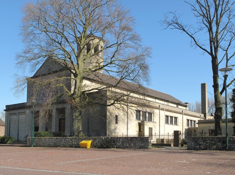 Kermis Oeffelt 2026 – Ortsmotiv mit Kirche in Oeffelt