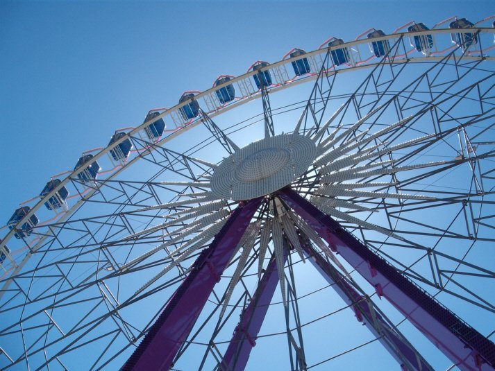 Osnabrücker Herbstjahrmarkt 2026 – Riesenrad als Kirmesillustration