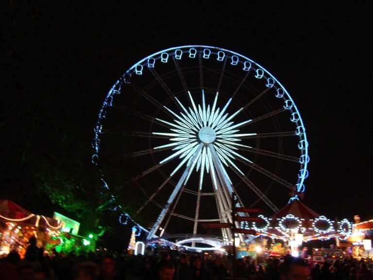 London Winter Wonderland – leuchtendes Riesenrad im Hyde Park